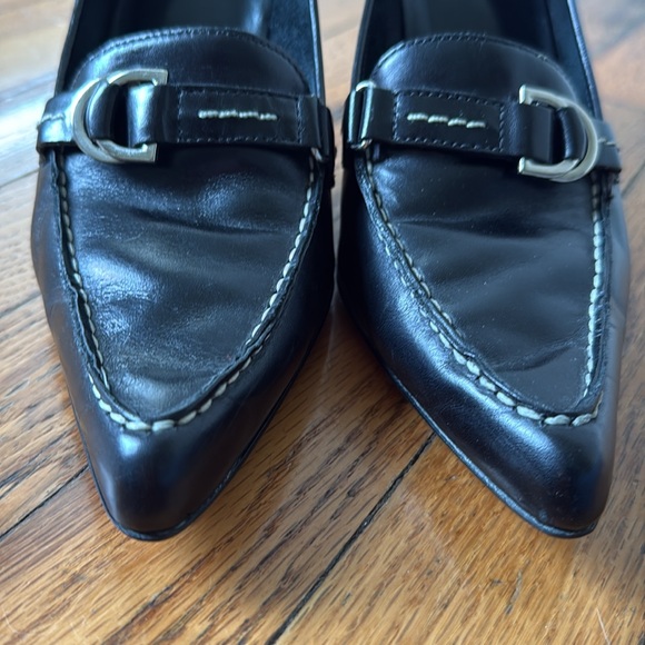 Franco Sarto Elegant Pointed Toe Black Women's Heels 8 - Picture 3 of 7